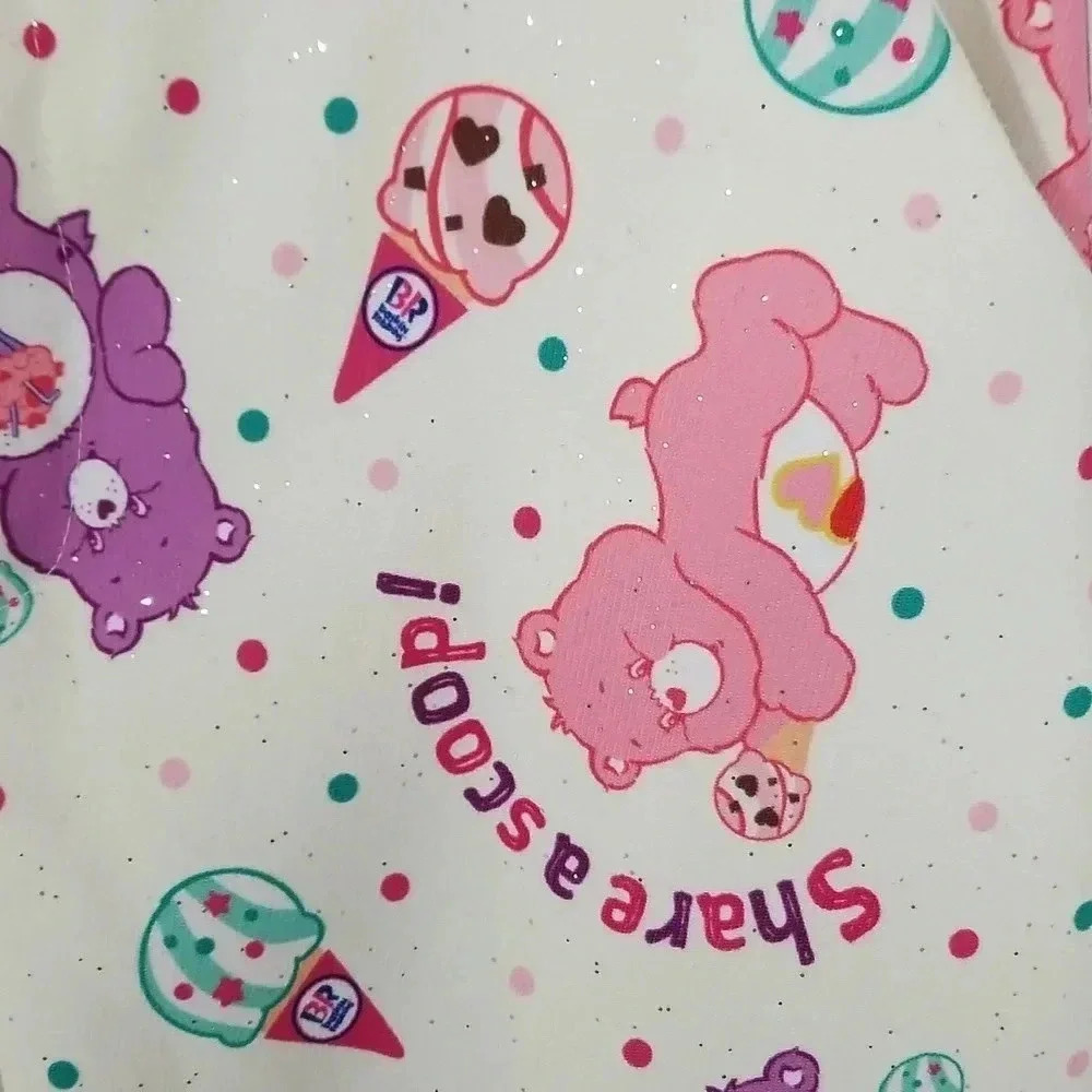 {Aviva} Korean Fashion Care Bears + Baskin-Robbins Ice Cream Printed Pan… - Picture 9 of 15